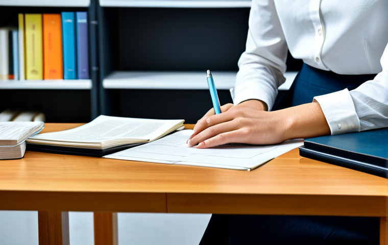 **

"A young professional, fully clothed in a modest business casual outfit, studying textile samples at a bright desk, surrounded by books and notes on fiber technology and sustainable materials, professional environment, safe for work, appropriate content, perfect anatomy, correct proportions, well-formed hands, proper finger count, family-friendly."

**
