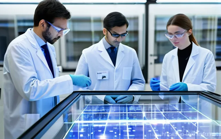 섬유기사 연봉 인상 사례 - **Prompt for High-Performance Material Development:**
    "A bright, futuristic research laboratory....
