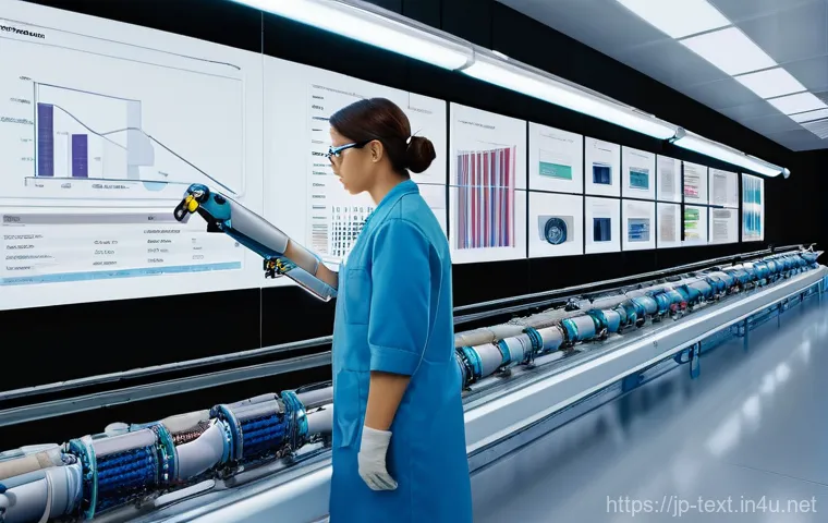 섬유기사 자격증의 효용성과 가치 - **Prompt:** A diverse group of textile engineers, male and female, in a sleek, modern research and d... 섬유기사 자격증의 효용성과 가치 - **Prompt:** A diverse group of textile engineers, male and female, in a sleek, modern research and d...