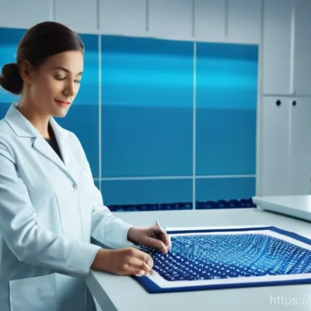 섬유기사 필기시험 대비 전략 - **Prompt:** A highly professional and confident female Textile End-use Specialist (TES) in her late ...